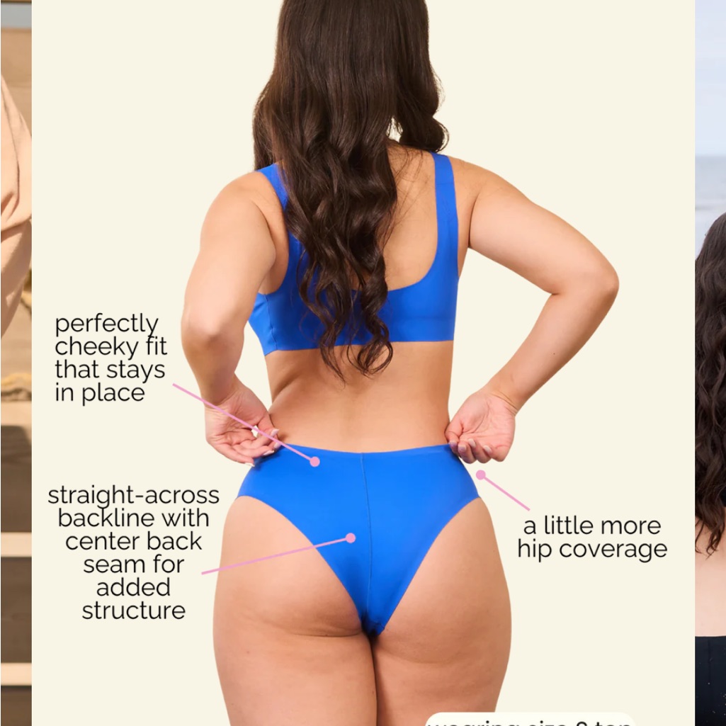Black High-Cut Bikini Bottoms - Women Swim Bikinis — image 4 of 4